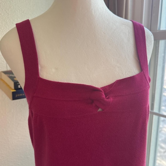 Sigrid Olsen Silk Blend Knit Tank Top - Picture 2 of 7